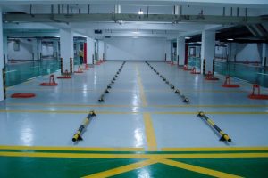 Sơn Epoxy kẻ vạch nền nhà xưởng, tầng hầm tuổi thọ cao